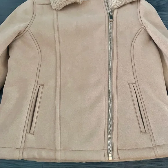 Rag Poets Suede & Shearling Coat - Picture 4 of 10